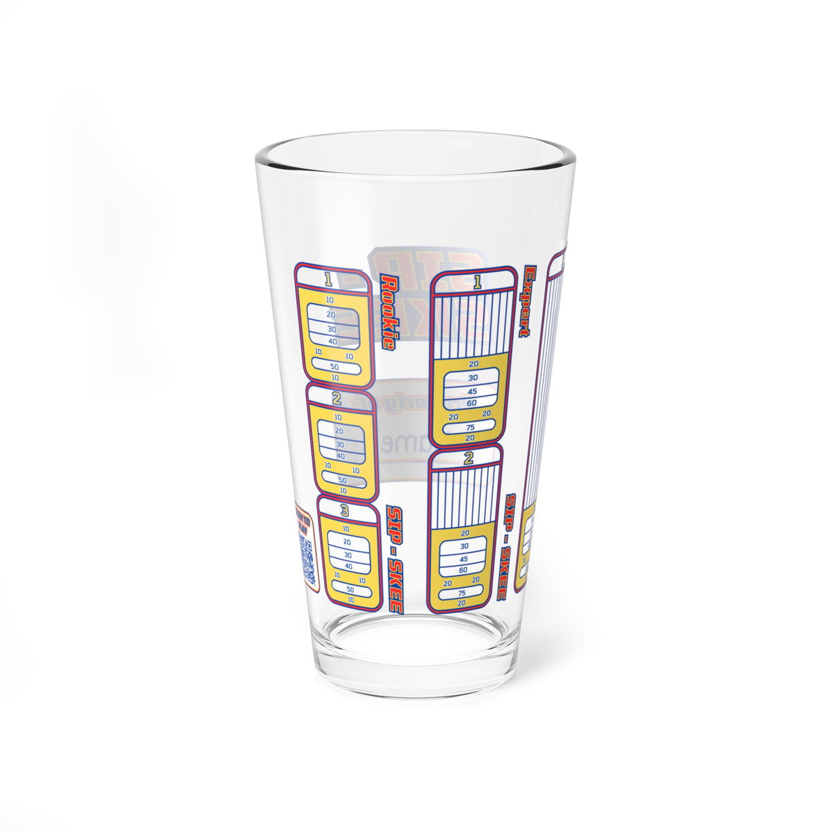 Sip-Skee Original 2.0 Personalized: Drinking Game Pint Glass