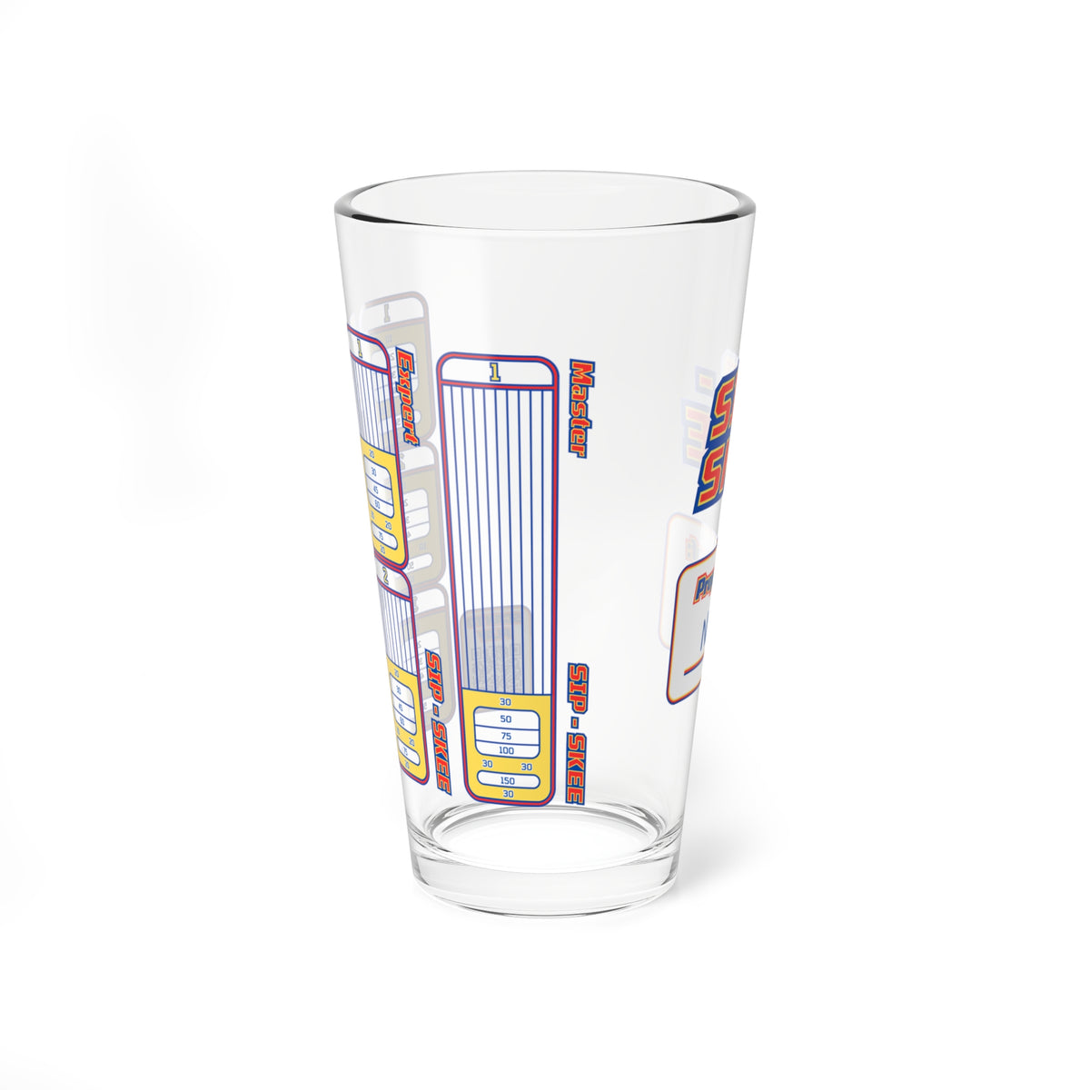 Sip-Skee Original 2.0 Personalized: Drinking Game Pint Glass