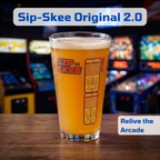 Sip-Skee Original 2.0: Drinking Game Pint Glass